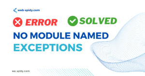 Solved-modulenotfounderror no module named 'exceptions